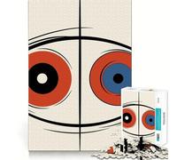 Rompecabezas Abstracto Original de 1000 Piezas con diseño de Ojo para Adolescentes Juguete para desarrollar la Mente Diseño Divertido y Relajante armar (50x75cm)