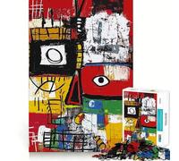 Rompecabezas Abstracto Original de Pintura Facial de 1000 Piezas para Adultos Juguete para concentrarse y ejercitar la Mente Ideal para el hogar y el Ocio con Bordes Ajustados Regalo de Papá Noel