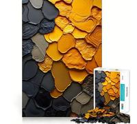Rompecabezas Abstracto Texturizado de 1000 Piezas para Adultos Rompecabezas Memory Lift Disfrute del Montaje Lento de la Imagen Regalo Creativo 38x26cm