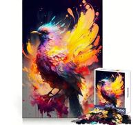 Rompecabezas Abstractos del Fénix Místico para Adolescentes, 1000 Piezas, Juguete para ejercitar la Mente y aliviar el estrés, Corte Premium, Regalo increíble (38x52cm)
