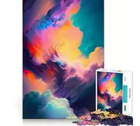 Rompecabezas Abstractos nebulosos para Adolescentes, 1000 Piezas, Juguete para ejercitar la Mente y aliviar el estrés, Corte Premium, Regalo increíble (50x75cm)