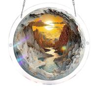 Rompecabezas Acrílico con Colgante de Sol, Puzzle de Acrílico de Doble Cara, Creativo, Decoración de Pared, Juguete de Puzzle para Mujeres, Hombres, Mamás, Regalo de Cumpleaños y Ocasiones