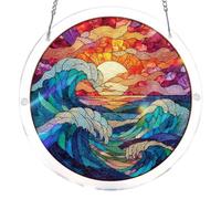 Rompecabezas Acrílico con Colgante de Sol, Puzzle de Acrílico de Doble Cara, Creativo, Decoración de Pared, Juguete de Puzzle para Mujeres, Hombres, Mamás, Regalo de Cumpleaños y Ocasiones