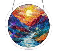 Rompecabezas Acrílico con Colgante de Sol, Puzzle de Acrílico de Doble Cara, Creativo, Decoración de Pared, Juguete de Puzzle para Mujeres, Hombres, Mamás, Regalo de Cumpleaños y Ocasiones