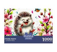 Rompecabezas Adultos erizo1000 Piezas Juguete Colorido Clásicos Puzzle Cute Animal Theme Regalos De Amigos para Adultos 38x26cm/1000pcs