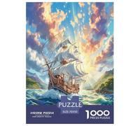 Rompecabezas Adultos Velero Histórico Puzzle Desafío De Entretenimiento Rompecabezas De Artee Transporte Juego Familiar Puzzle 1000 Piezas para Adultos Y Niños 70x50cm/1000pcs