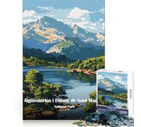 Rompecabezas Aigüestortes I Estany De Sant Maurici para Adolescentes, 1000 Piezas, destreza Mental, Placer Relajante, Corte Premium, Regalo Alegre (50x75cm)