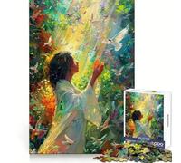 Rompecabezas Alabado Sea el Señor de 1000 Piezas para Adolescentes Juego de ingenio, Tiempo de Paz, 50x75cm