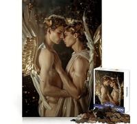 Rompecabezas Alas de Amor de 1000 Piezas para Adultos Estimula la función cognitiva Escapada Consciente Cierre hermético Regalo navideño (50x75cm)