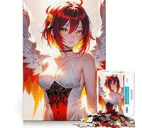 Rompecabezas Alas de Ángel,1000 Piezas,diversión para desarrollar la Memoria,Calidad Profesional,Ideal para Recortar, Actividad Mental (38x26cm)