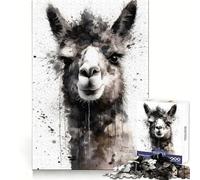 Rompecabezas Alpaca Beauty de 1000 Piezas para Adultos y Adolescentes Ideal para Entrenar la concentración, Relajarse y Disfrutar de la Navidad Bordes Finos (50x75cm)