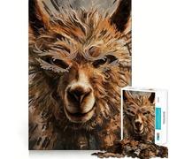 Rompecabezas Alpaca de 1000 Piezas para Adolescentes Estimula la Mente Divertido Cierre Seguro Sin Piezas Sueltas Una Forma entretenida de Pasar el Tiempo Libre (50x75cm)