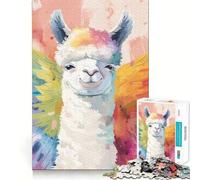 Rompecabezas Alpaca Meme de 1000 Piezas Diversión para ejercitar la Mente Piezas de Ajuste preciso Un pasatiempo Fascinante para los Momentos de Ocio (50x75cm)