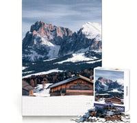 Rompecabezas Alpe Di Siusi para Adultos, 1000 Piezas, Entrenamiento de Memoria, Tiempo Bien invertido, Bordes precisos, (38x26cm)
