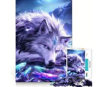 Rompecabezas Alpha of The Anime Wolves para Adultos,1000 Piezas,Juego para estimular la Mente,Piezas de Ajuste preciso y sin Costuras,Actividad Relajante para Grupos en Interiores (50x75cm)