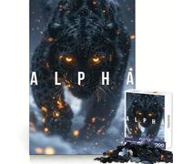 Rompecabezas Alpha Panther para Adultos, 1000 Piezas, Mejora la Memoria, Momentos de Ocio agradables, Corte de precisión, (50x75cm)