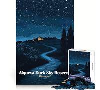 Rompecabezas Alqueva Dark Sky Reserve de 1000 Piezas Desarrolla la lógica, fomenta el Ocio Consciente y la precisión Regalo Ideal (50x75cm)