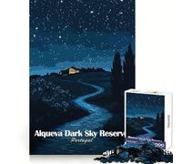 Rompecabezas Alqueva Dark Sky Reserve para Adultos, 1000 Piezas, para Mejorar la Memoria, Tiempo Bien invertido, Bordes limpios, (38x26cm)