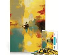 Rompecabezas Amanecer vietnamita 1000 Piezas,Juego Divertido sin Rebabas,Piezas de Corte Limpio,portátil,Ideal para Viajes (50x75cm)