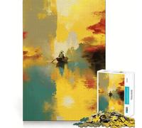 Rompecabezas Amanecer vietnamita para Adultos,1000 Piezas,Juego para estimular la Mente,tamaño Uniforme,Piezas precisas,Ideal para Viajar, ejercitar la Mente (38x52cm)