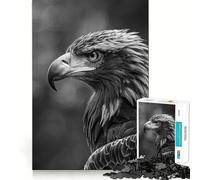 Rompecabezas American Eagle de 1000 Piezas para Adultos Ejercicio Mental Juego con Cortes de precisión y Bordes Lisos Actividad Relajante para Grupos en Interiores (38x26cm)
