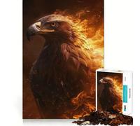 Rompecabezas American Eagle para Adultos de 1000 Piezas,Juego de concentración Mental, Corte láser,Actividad Divertida para Toda la Familia (38x26cm)