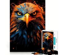 Rompecabezas American Eagle Pride Fire para Adolescentes,1000 Piezas,Juego para desarrollar la Mente,Cortado con láser para un Tiempo de relajación Ejercicios mentales en casa (38x26cm)