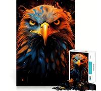 Rompecabezas American Eagle Pride Fire para Adolescentes,1000 Piezas,Juego para estimular la Mente,Piezas sin Rebabas,Corte Limpio,fácil de Aprender,diversión para Toda la Familia (50x75cm)