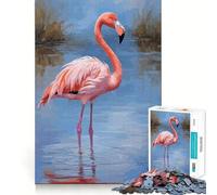 Rompecabezas American Flamingo de 1000 Piezas para Adolescentes Estimula la Mente Divertido Cierre Seguro Sin Piezas Sueltas Una Forma entretenida de Pasar el Tiempo Libre (38x52cm)