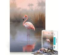 Rompecabezas American Flamingo para Adultos,1000 Piezas,para desarrollar la Memoria,Ajuste Estable,sin Piezas Que se muevan,Compacto,Ideal para Jugar en Familia (50x75cm)