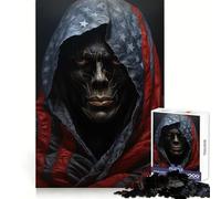 Rompecabezas American Ghoul de 1000 Piezas para Adolescentes Desarrolla Tus Habilidades y Disfruta de tu Tiempo Libre Bordes nítidos Regalo Ideal para Las Fiestas (50x75cm)