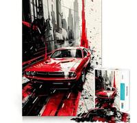 Rompecabezas American Muscle 1000,Juego Mental Divertido,Piezas de Ajuste preciso,Actividad Relajante para Grupos en Interiores (38x52cm)