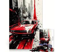 Rompecabezas American Muscle para Adultos, 1000 Piezas, Entrenamiento de Memoria, Tiempo Bien invertido, Bordes precisos, (38x26cm)