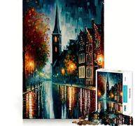 Rompecabezas Amsterdam in Color 1000 Juego cognitivo Divertido Componentes Resistentes y de Corte Limpio Momento de Tranquilidad y Ejercicio Mental en casa (38x52cm)