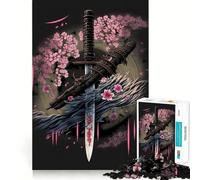 Rompecabezas Ancient Blade de 1000 Piezas,Juego de Ejercicios mentales,Encaje Huecos,desafío Interactivo para el Cerebro en casa (38x26cm)