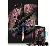 Rompecabezas Ancient Blade de 1000 Piezas Juego de lógica y Pensamiento Experto en Corte Artesanía Momento de Tranquilidad Ejercicio Mental en casa (50x75cm)