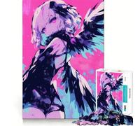 Rompecabezas Ángel con Alas,1000 Piezas,Desarrollo de Habilidades,Diversión,Calidad Profesional,Recorte,Regalo Ideal para la Actividad Mental (38x52cm)