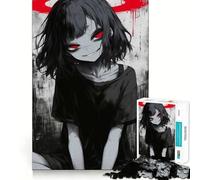 Rompecabezas Angel Core de 1000 Piezas,diversión para estimular la concentración,tecnología Avanzada de Corte láser,Ideal para Viajar,Juego Mental, (38x52cm)