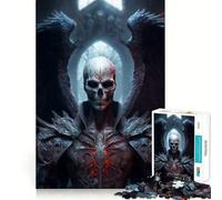 Rompecabezas Ángel de la Muerte para Adultos,1000 Piezas,para desarrollar la Memoria,Ajuste Estable,sin Piezas Que se muevan,Compacto,Ideal para Jugar en Familia (50x75cm)