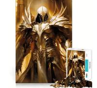 Rompecabezas Ángel de Luz de 1000 Piezas Juego Mental Divertido Diseño de Ajuste Huecos Regalo Ideal para reuniones Familiares (38x26cm)