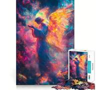 Rompecabezas Ángel de Luz para Adultos,1000 Piezas,para desarrollar la Memoria,Ajuste Estable,sin Piezas Que se muevan,Compacto,Ideal para Jugar en Familia (50x75cm)