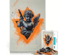 Rompecabezas Angel Secret Agent de 1000 Piezas Diversión para ejercitar la Mente Piezas de Ajuste preciso Un pasatiempo Fascinante para los Momentos de Ocio (50x75cm)