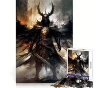 Rompecabezas Angel Warrior para Adultos, 1000 Piezas, Ejercicio Inteligente, Momento de relajación, Bordes precisos, Regalo navideño (38x52cm)