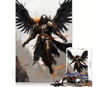 Rompecabezas Angel Warrior Teenagers de 1000 Piezas Poder de Recuerdo, Placer Relajante, Bordes precisos, Sorpresa de cumpleaños (38x52cm)