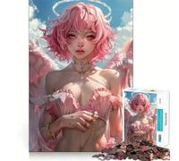 Rompecabezas Angel Wings Queen de 1000 Piezas Juego cognitivo Divertido Componentes Resistentes y de Corte Limpio Momento de Tranquilidad Ejercicio Mental en casa (38x52cm)