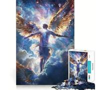 Rompecabezas Angelic Ascendancy 1000 Juego de concentración Mental Corte de precisión Bordes Suaves Juego de construcción de Conexiones significativas (38x26cm)