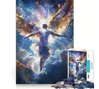 Rompecabezas Angelic Ascendancy de 1000 Piezas Juego para ejercitar la Mente Artesanía de Corte experta Un pasatiempo Fascinante para los Momentos de Ocio (50x75cm)