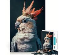 Rompecabezas Animal Cute King de 1000 Piezas,Juguete Creativo para desarrollar la Creatividad,Cierre Seguro sin Piezas Sueltas,Actividad para Compartir en Familia (38x52cm)