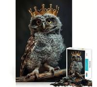 Rompecabezas Animal Cute King de 1000 Piezas para Adolescentes Desarrolla la Mente y la Habilidad Diversión Tamaño Uniforme Piezas precisas Actividad Relajante para Grupos en Interiores (38x26cm)