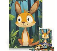 Rompecabezas Animal III de 1000 Piezas para Adolescentes Claridad Mental, diversión Tranquila, Cierre Perfecto, Regalo de Temporada (38x52cm)